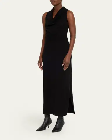 Simkhai Ramona Knit Cowl-Neck Midi Dress | Thumbnail 4 Simkhai Ramona Knit Cowl-Neck Midi Dress | Thumbnail 4