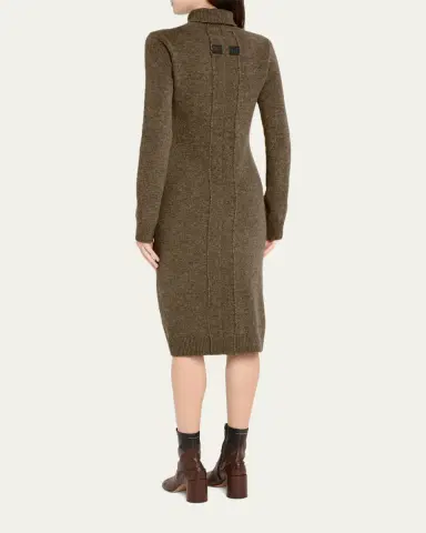 MM6 MAISON MARGIELA Wool-Blend Turtleneck Sweater Dress | Thumbnail 3