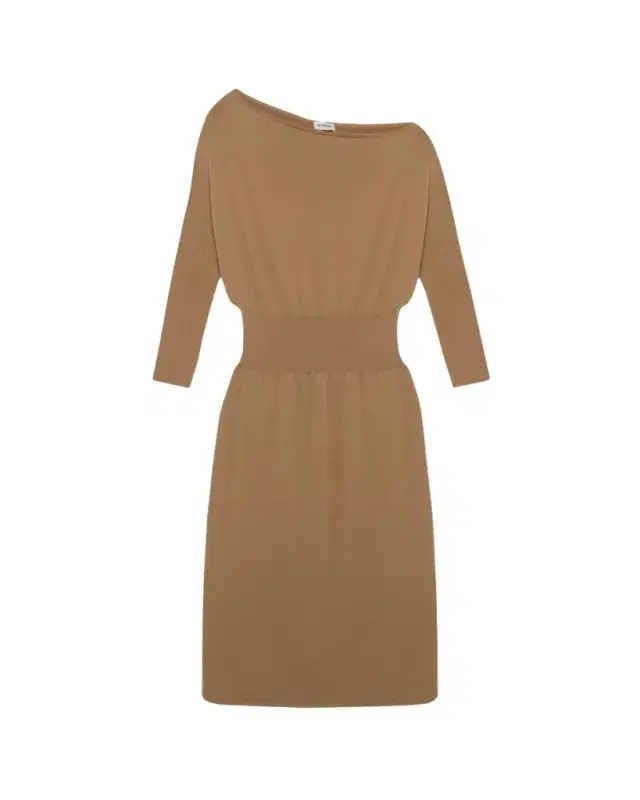 Janese Off-The-Shoulder Knit Midi Dress