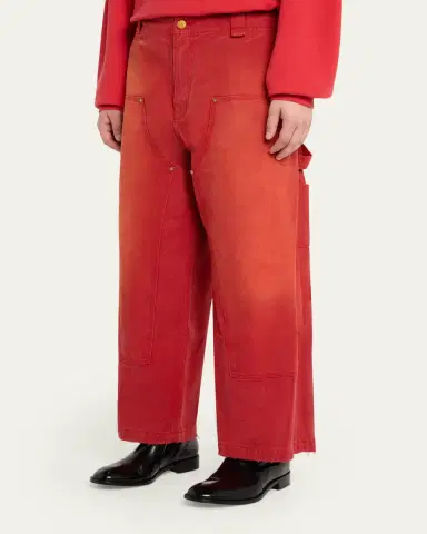 Willy Chavarria Men's Canvas Workwear Toluca Pants | Thumbnail 4 Willy Chavarria Men's Canvas Workwear Toluca Pants | Thumbnail 4