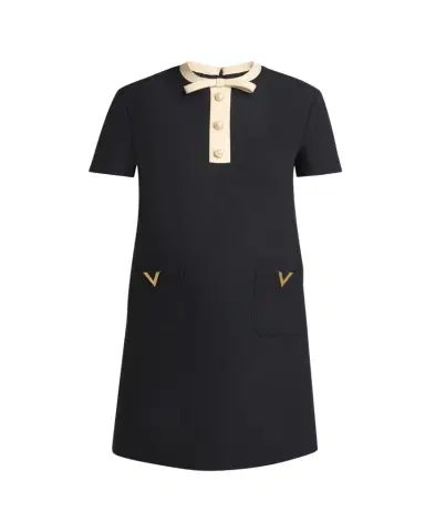 Valentino Garavani Wool-Silk Mini Dress | Thumbnail 1 Valentino Garavani Wool-Silk Mini Dress | Thumbnail 1