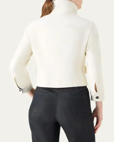 Akris punto Wool Tricotine Zip Jacket | Thumbnail 3 Akris punto Wool Tricotine Zip Jacket | Thumbnail 3