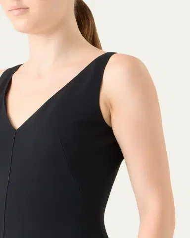 Akris punto Jersey Fringe-Hem Maxi Dress | Thumbnail 5