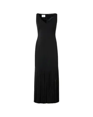 Akris punto Jersey Fringe-Hem Maxi Dress | Thumbnail 1