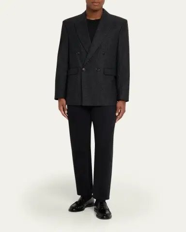 Frame Men's Pinstripe Wool Blazer | Thumbnail 2