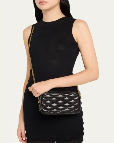 Saint Laurent Gaby Mini Camera Bag in Quilted Leather | Thumbnail 7 Saint Laurent Gaby Mini Camera Bag in Quilted Leather | Thumbnail 7