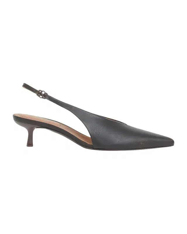 Sylvie Slingback Kitten-Heel Pumps