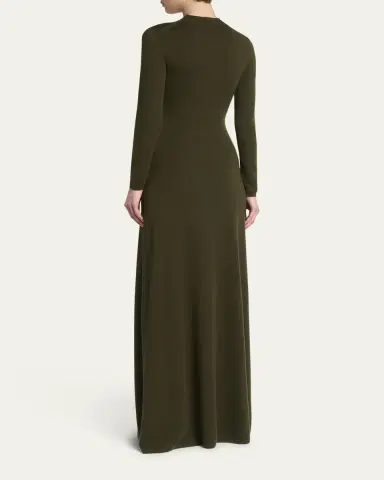 TOM FORD Knit Long-Sleeve Maxi Dress | Thumbnail 3