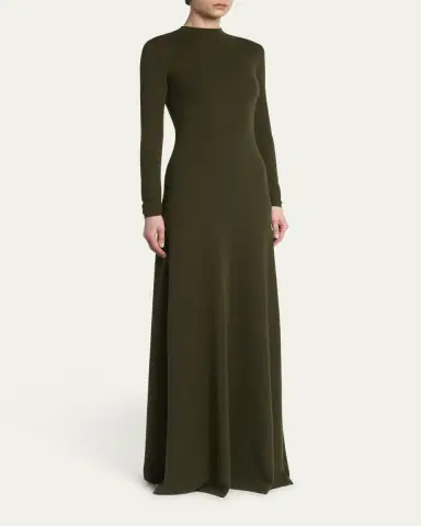 TOM FORD Knit Long-Sleeve Maxi Dress | Thumbnail 4