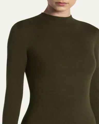 TOM FORD Knit Long-Sleeve Maxi Dress | Thumbnail 5