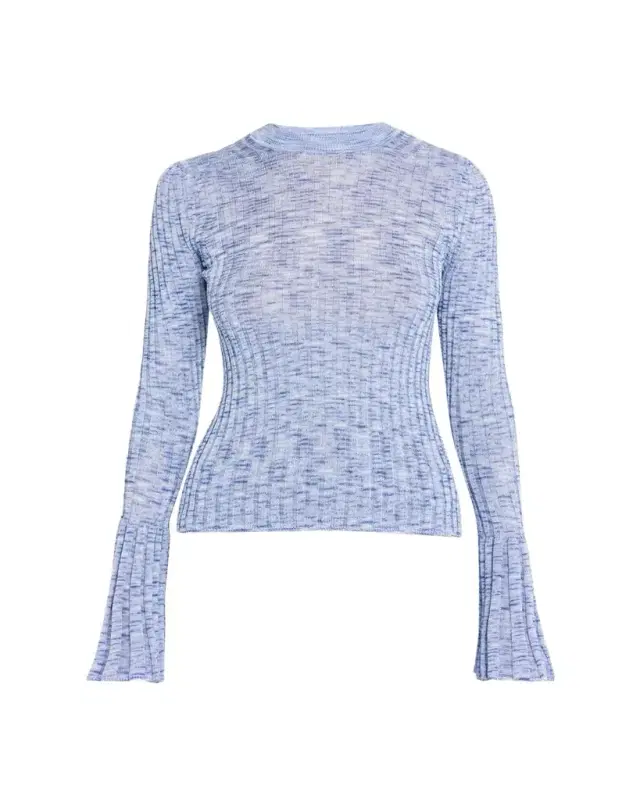 Mouline Long-Sleeve Top