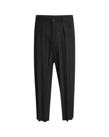 Homme Plissé Issey Miyake Men's Edge Ensemble Pleated Pants | Thumbnail 1 Homme Plissé Issey Miyake Men's Edge Ensemble Pleated Pants | Thumbnail 1