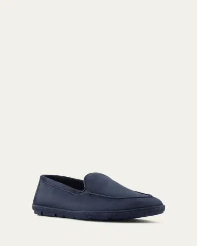 Giorgio Armani Men's Suede Sneaker Loafers | Thumbnail 2