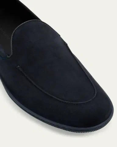 Giorgio Armani Men's Suede Sneaker Loafers | Thumbnail 4