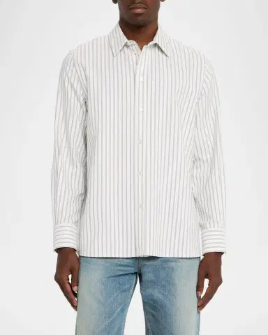 Saint Laurent Men's Striped Sport Shirt | Thumbnail 3