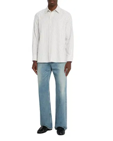 Saint Laurent Men's Striped Sport Shirt | Thumbnail 1