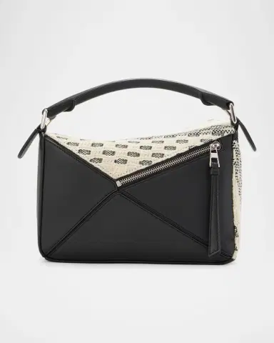 Loewe x Albers Puzzle Small Fringe Shoulder Bag in Woven Textile | Thumbnail 7 Loewe x Albers Puzzle Small Fringe Shoulder Bag in Woven Textile | Thumbnail 7