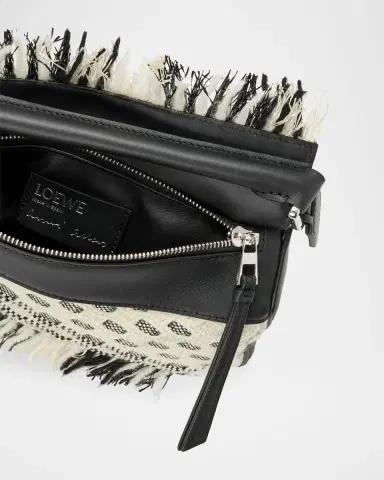 Loewe x Albers Puzzle Small Fringe Shoulder Bag in Woven Textile | Thumbnail 8 Loewe x Albers Puzzle Small Fringe Shoulder Bag in Woven Textile | Thumbnail 8
