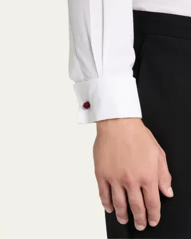 Charvet Men's Knotted Cotton Cufflinks | Thumbnail 2
