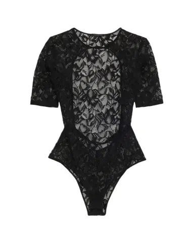 Kiki de Montparnasse Sophie Open-Back Stretch Lace Bodysuit | Thumbnail 1