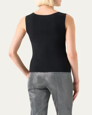 Akris punto Fitted Knit Tank Top | Thumbnail 3