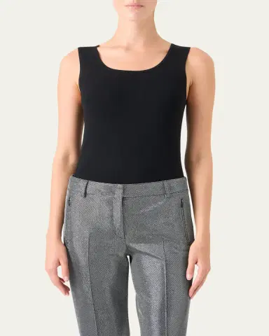 Akris punto Fitted Knit Tank Top | Thumbnail 4