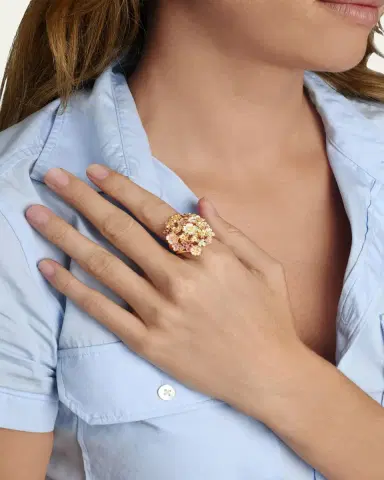 Anabel Aram Jewelry Wildflowers Gathered Statement Ring | Thumbnail 2