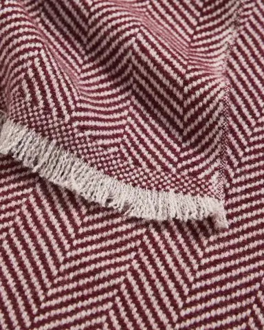 Brunello Cucinelli Men's Cashmere Chevron Scarf | Thumbnail 4 Brunello Cucinelli Men's Cashmere Chevron Scarf | Thumbnail 4