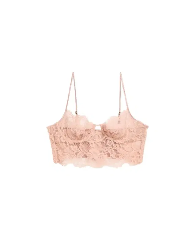 Kiki De Montparnasse Camille Scalloped Lace Longline Bra