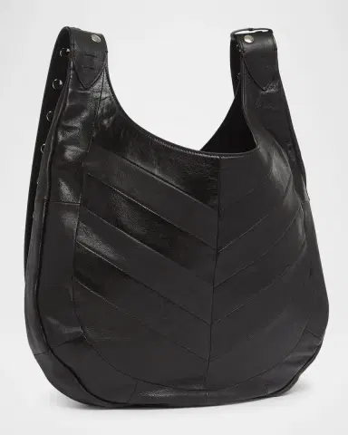 Valentino Garavani Hoboho Studded Patchwork Leather Hobo Bag | Thumbnail 2