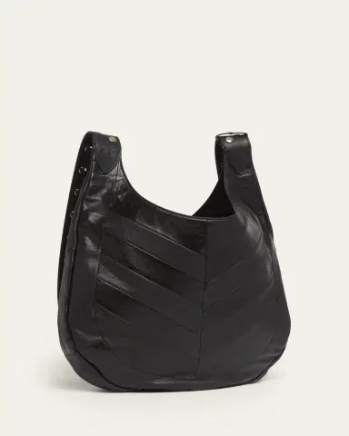 Valentino Garavani Hoboho Studded Patchwork Leather Hobo Bag | Thumbnail 8