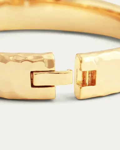 Anabel Aram Jewelry Farrier Wide Hinged Bangle Bracelet | Thumbnail 3