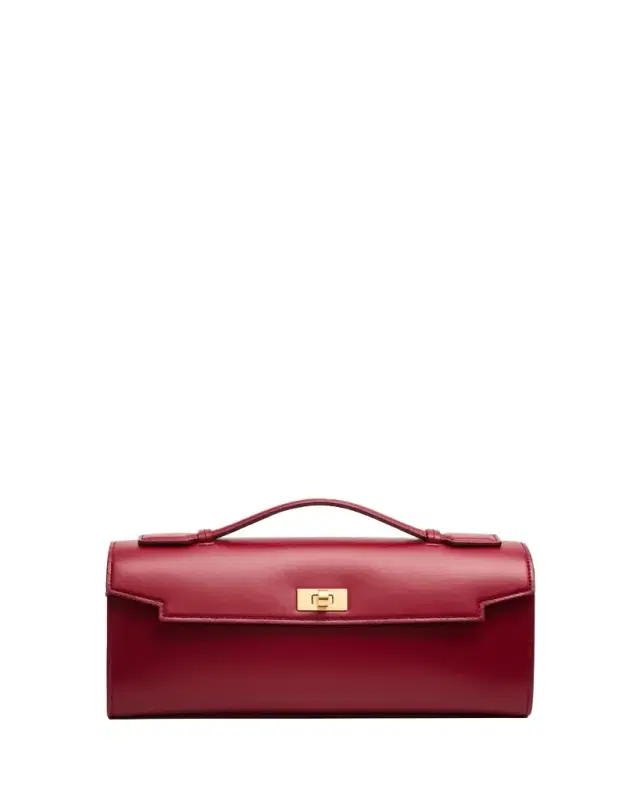 Anya Hindmarch Mortimer Boxy Leather Clutch Bag