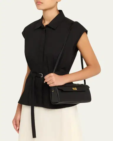 Anya Hindmarch Mortimer Boxy Leather Clutch Bag | Thumbnail 2