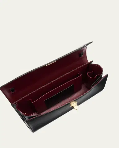 Anya Hindmarch Mortimer Boxy Leather Clutch Bag | Thumbnail 4
