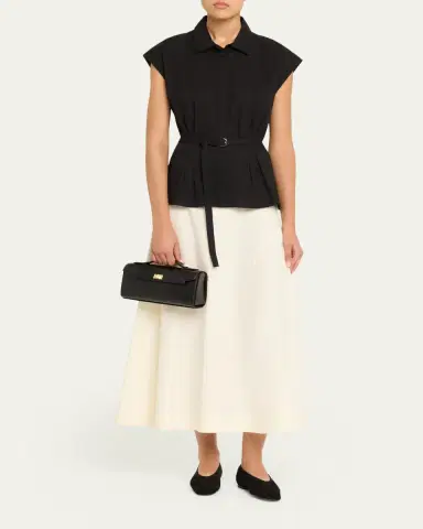 Anya Hindmarch Mortimer Boxy Leather Clutch Bag | Thumbnail 5