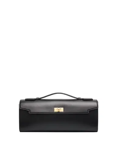 Anya Hindmarch Mortimer Boxy Leather Clutch Bag | Thumbnail 1
