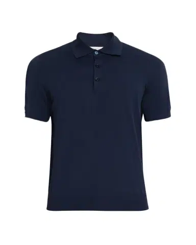 Brunello Cucinelli Men's Cotton Knit Polo Shirt | Thumbnail 1