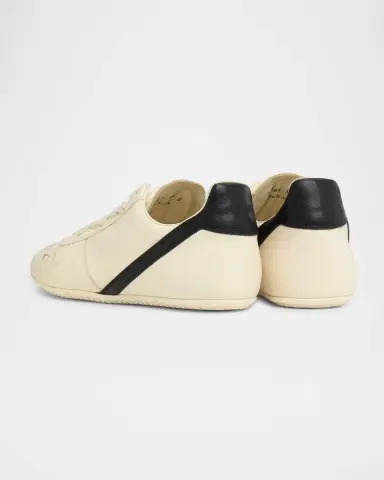 Rick Owens Minimal Leather Low-Top Sneakers | Thumbnail 4 Rick Owens Minimal Leather Low-Top Sneakers | Thumbnail 4