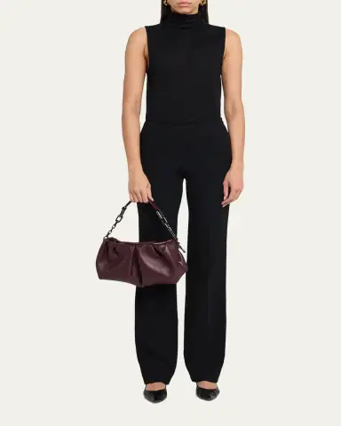 Christian Louboutin Eva Pleated Nappa Leather Shoulder Bag | Thumbnail 5 Christian Louboutin Eva Pleated Nappa Leather Shoulder Bag | Thumbnail 5
