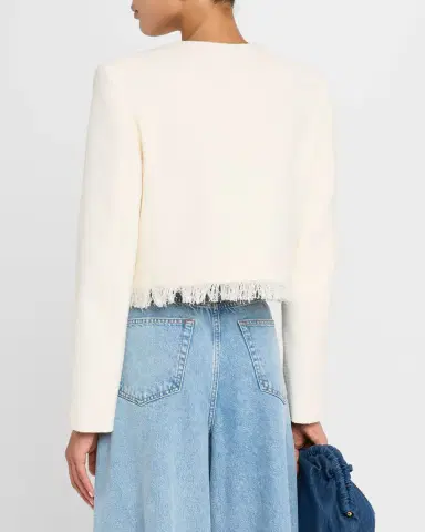 FRAME The Tweed Fringe Jacket | Thumbnail 2