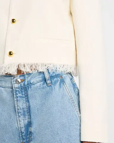 FRAME The Tweed Fringe Jacket | Thumbnail 4