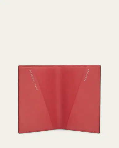 Smythson Mara Croc-Printed Leather Passport Cover | Thumbnail 2