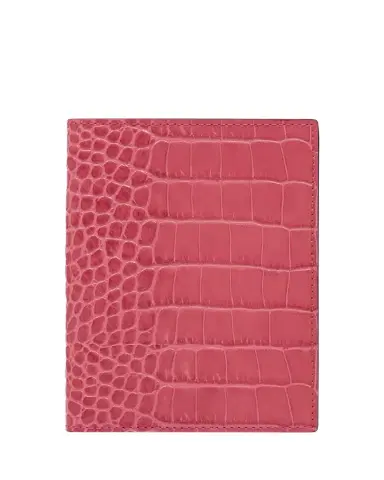Smythson Mara Croc-Printed Leather Passport Cover | Thumbnail 1