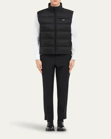 Prada Men's Re-Nylon Down Vest | Thumbnail 2