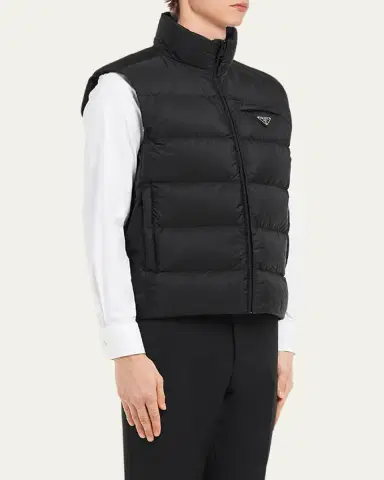 Prada Men's Re-Nylon Down Vest | Thumbnail 4