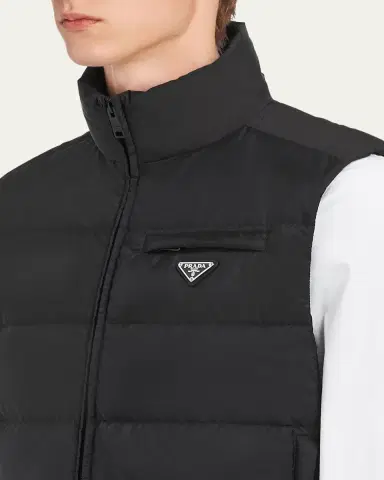 Prada Men's Re-Nylon Down Vest | Thumbnail 5