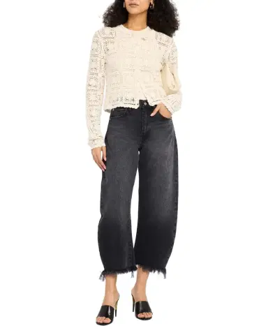FRAME The Bubble Crop Jeans | Thumbnail 1 FRAME The Bubble Crop Jeans | Thumbnail 1