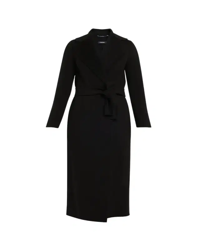 Poldo Wool Long Wrap Coat