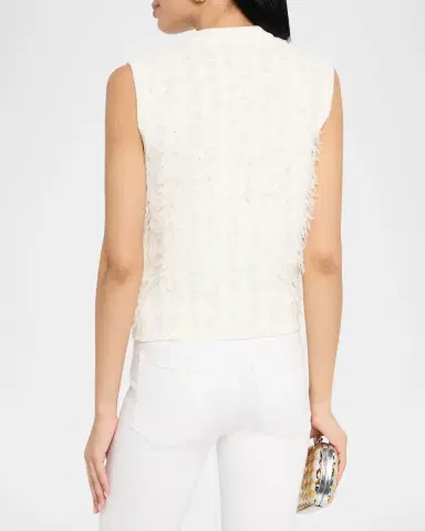 Kobi Halperin Sterling Fringe Knit Sweater Vest | Thumbnail 2 Kobi Halperin Sterling Fringe Knit Sweater Vest | Thumbnail 2